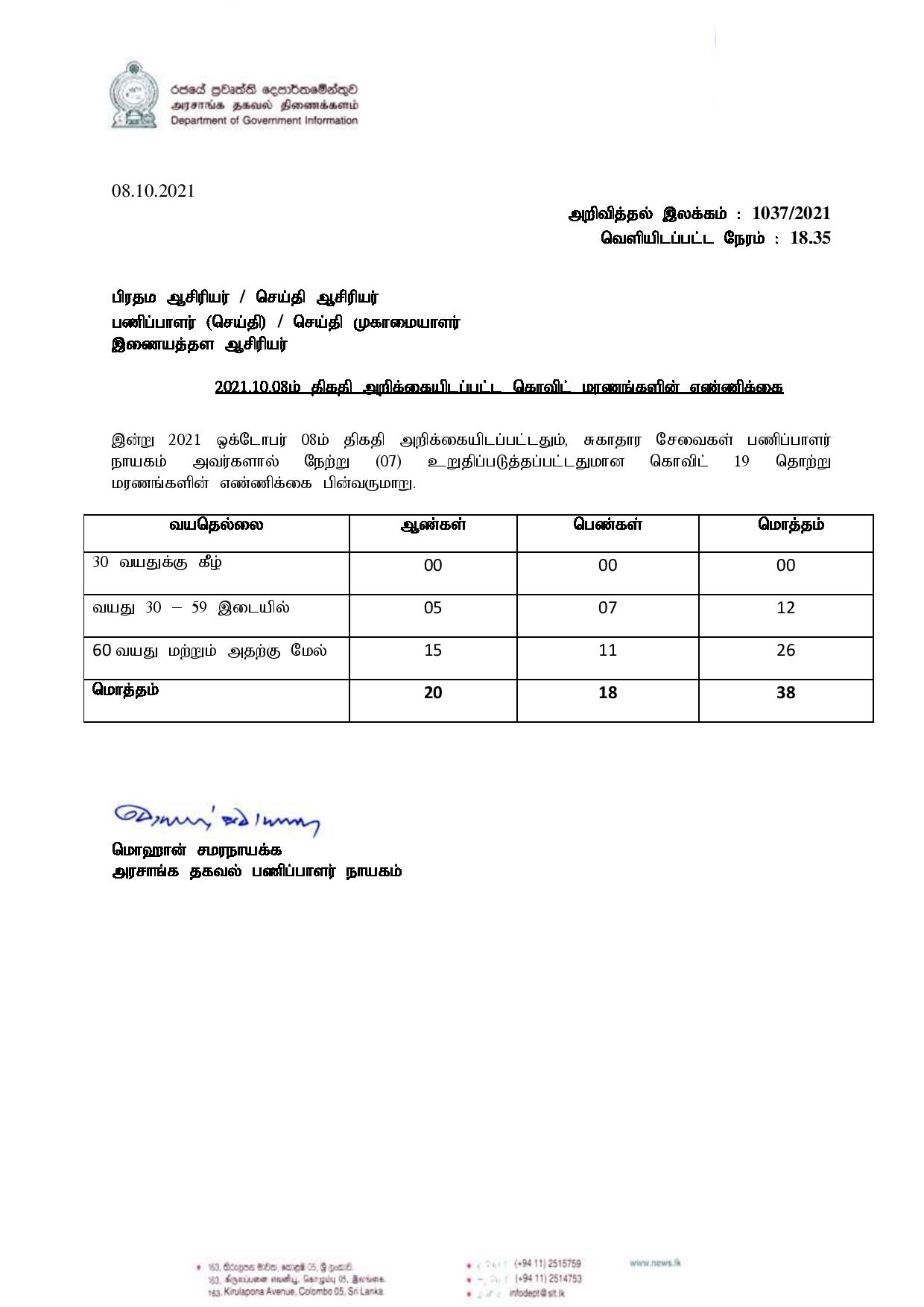 Press Release No 1037 Tamil page 001