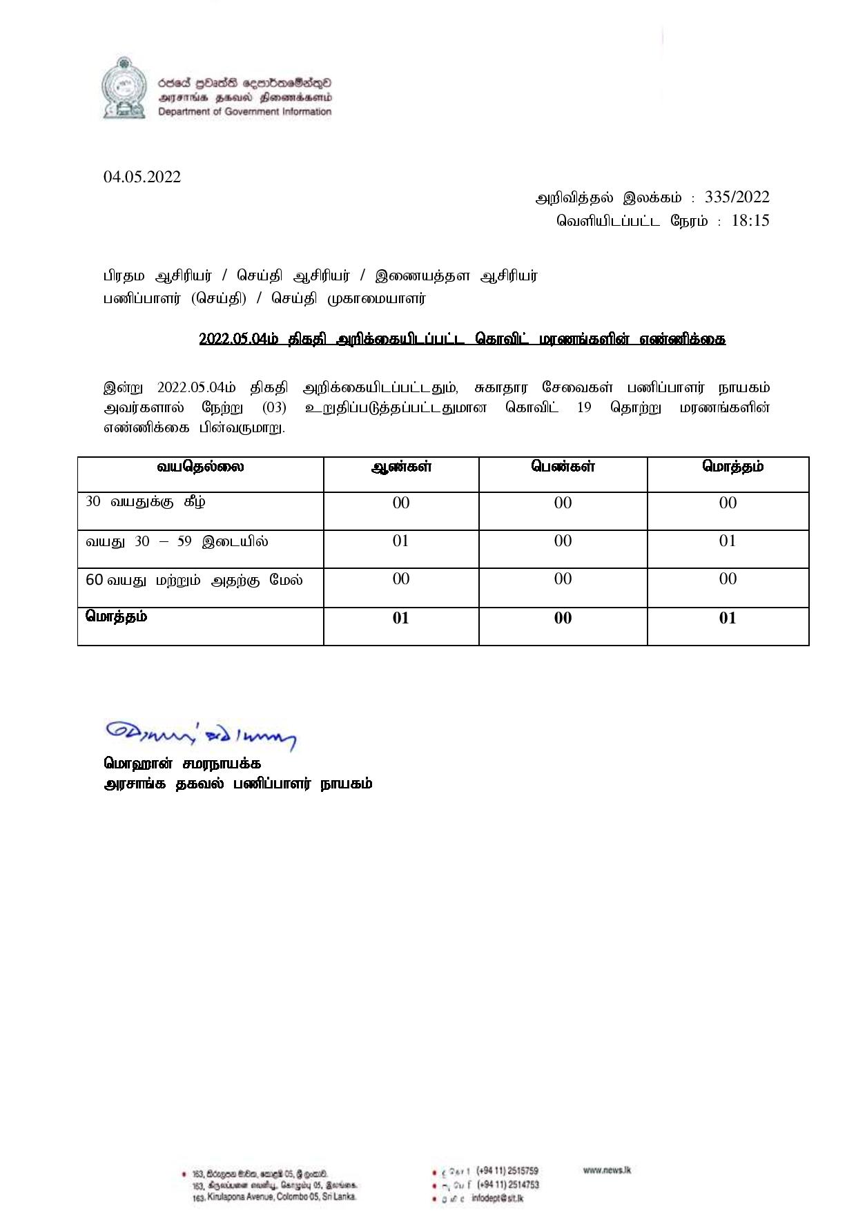 Release No 335 Tamil page 001