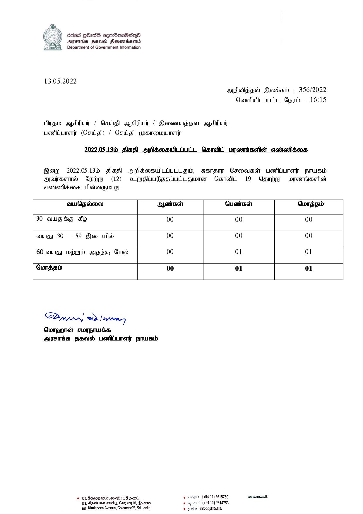 Release No 356 Tamil page 001