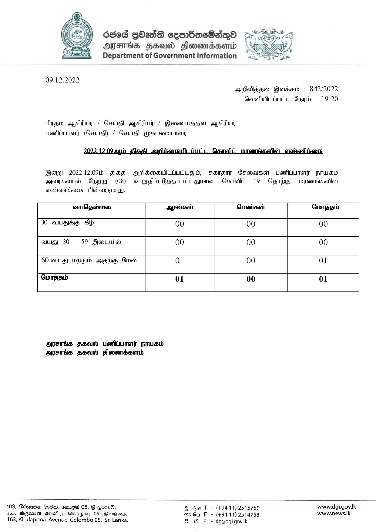 Release No 842 Tamil page 001